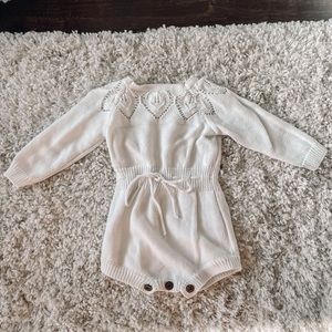Baby sweater bodysuit